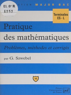 cover image of Pratique des mathématiques